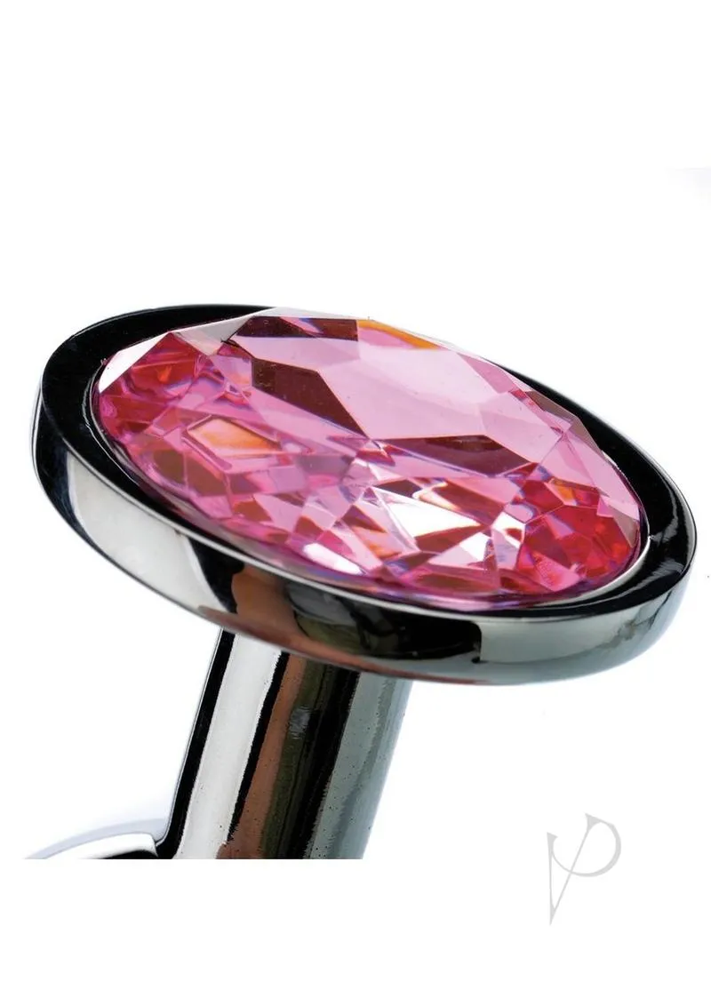 Aande Pink Gem Anal Plug Medium(disc)