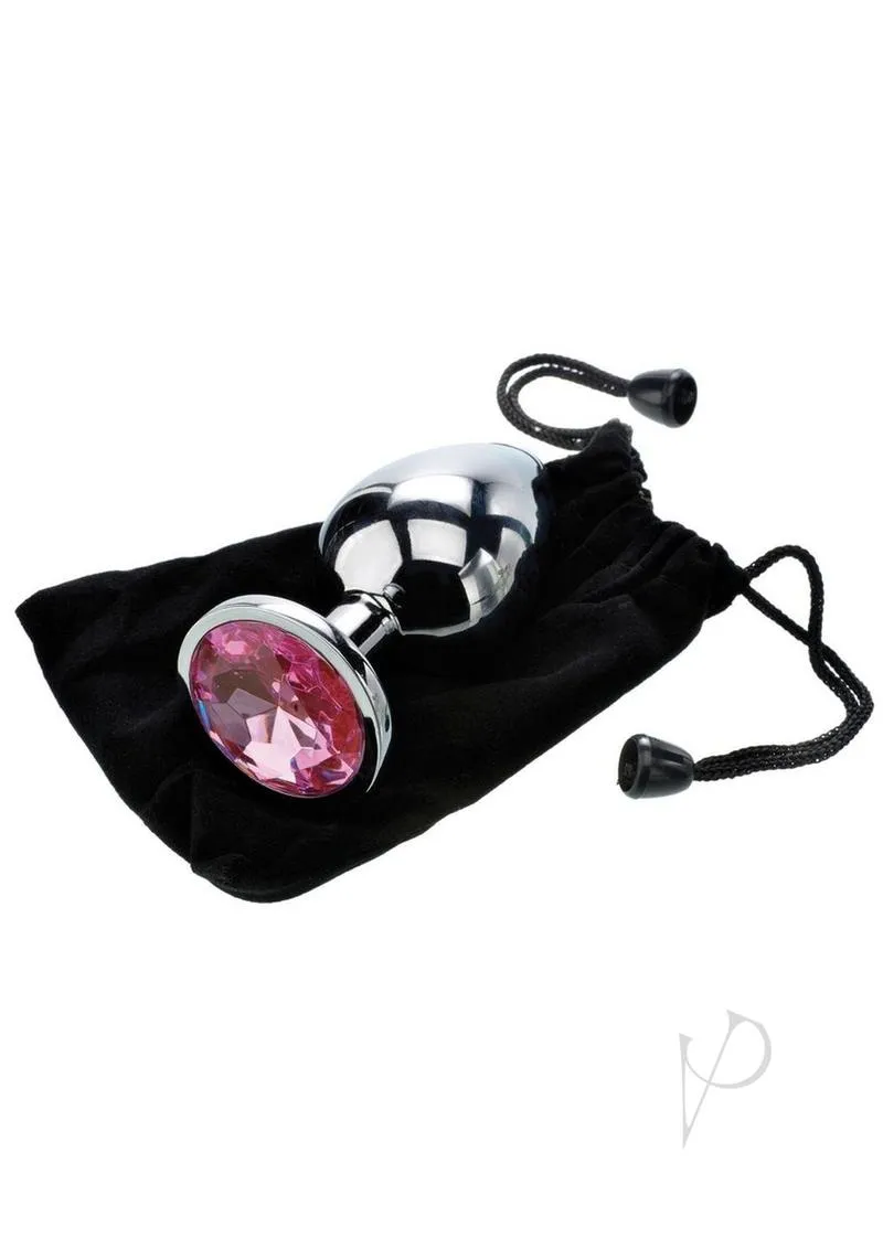 Aande Pink Gem Anal Plug Medium(disc)