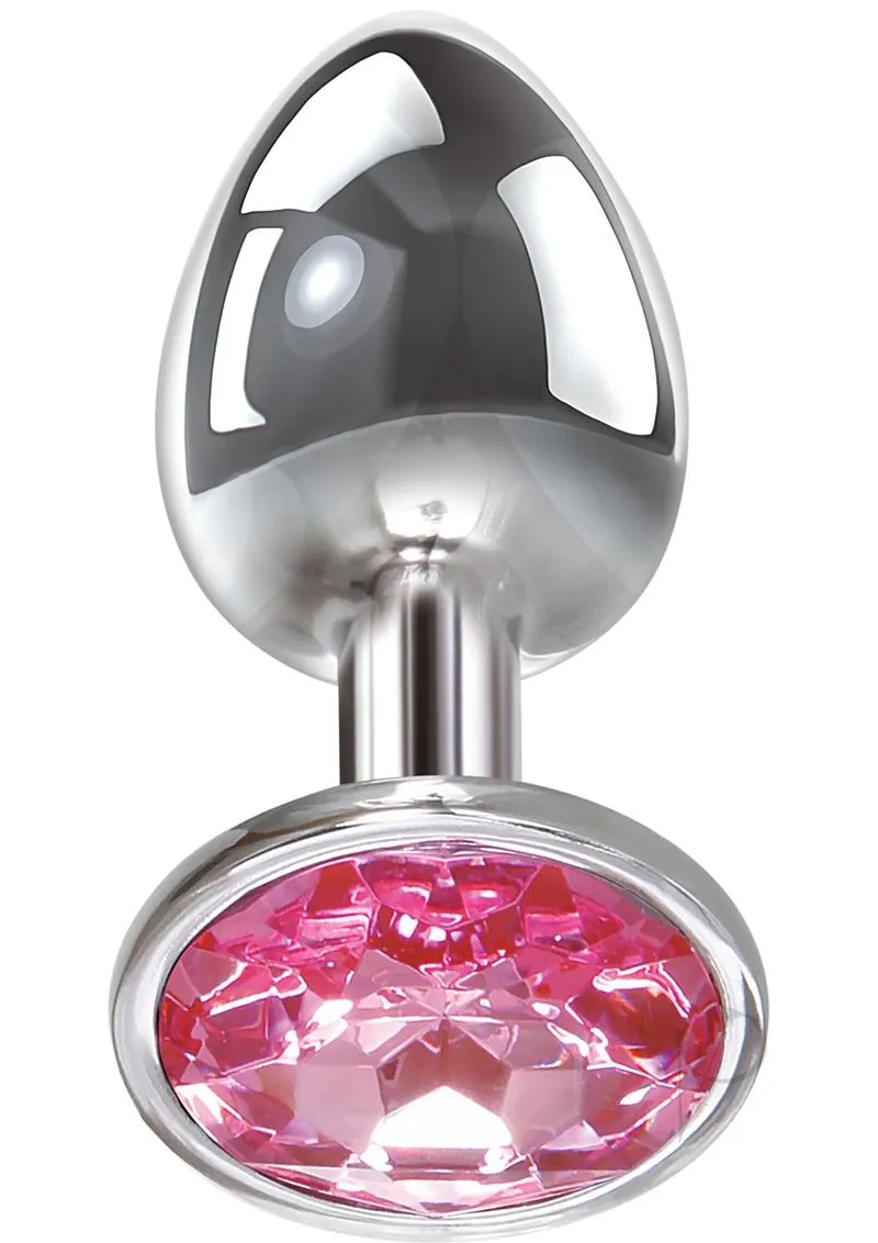 Aande Pink Gem Anal Plug Medium(disc)