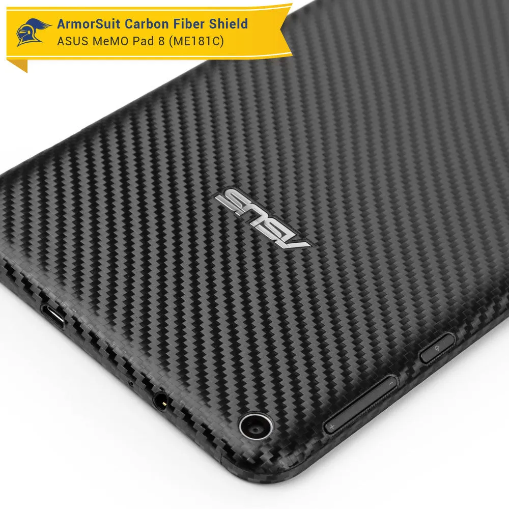 ASUS MeMO Pad 8 ME181C Screen Protector   Black Carbon Fiber Film Protector
