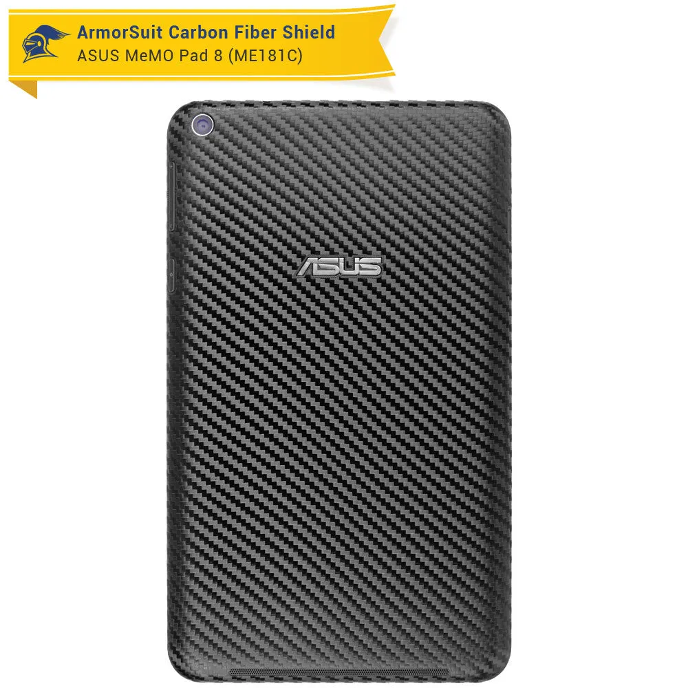 ASUS MeMO Pad 8 ME181C Screen Protector   Black Carbon Fiber Film Protector