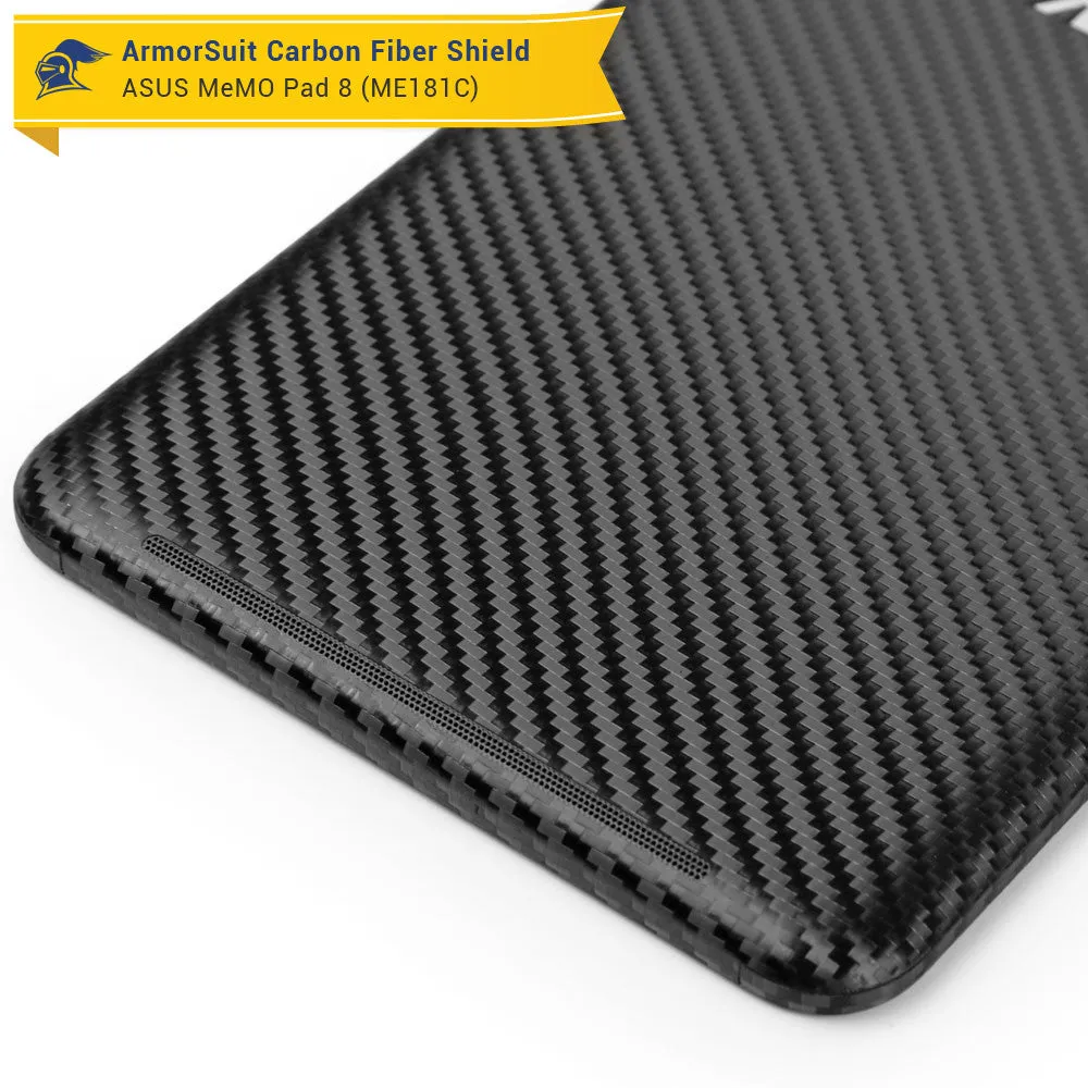 ASUS MeMO Pad 8 ME181C Screen Protector   Black Carbon Fiber Film Protector