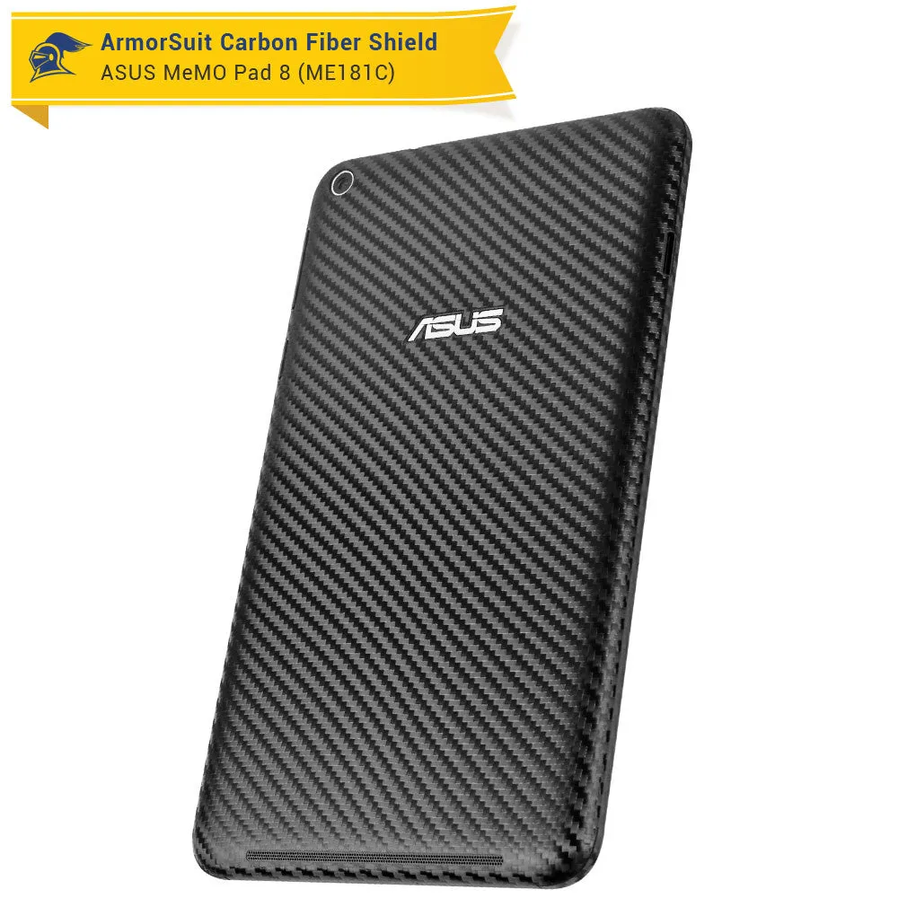 ASUS MeMO Pad 8 ME181C Screen Protector   Black Carbon Fiber Film Protector