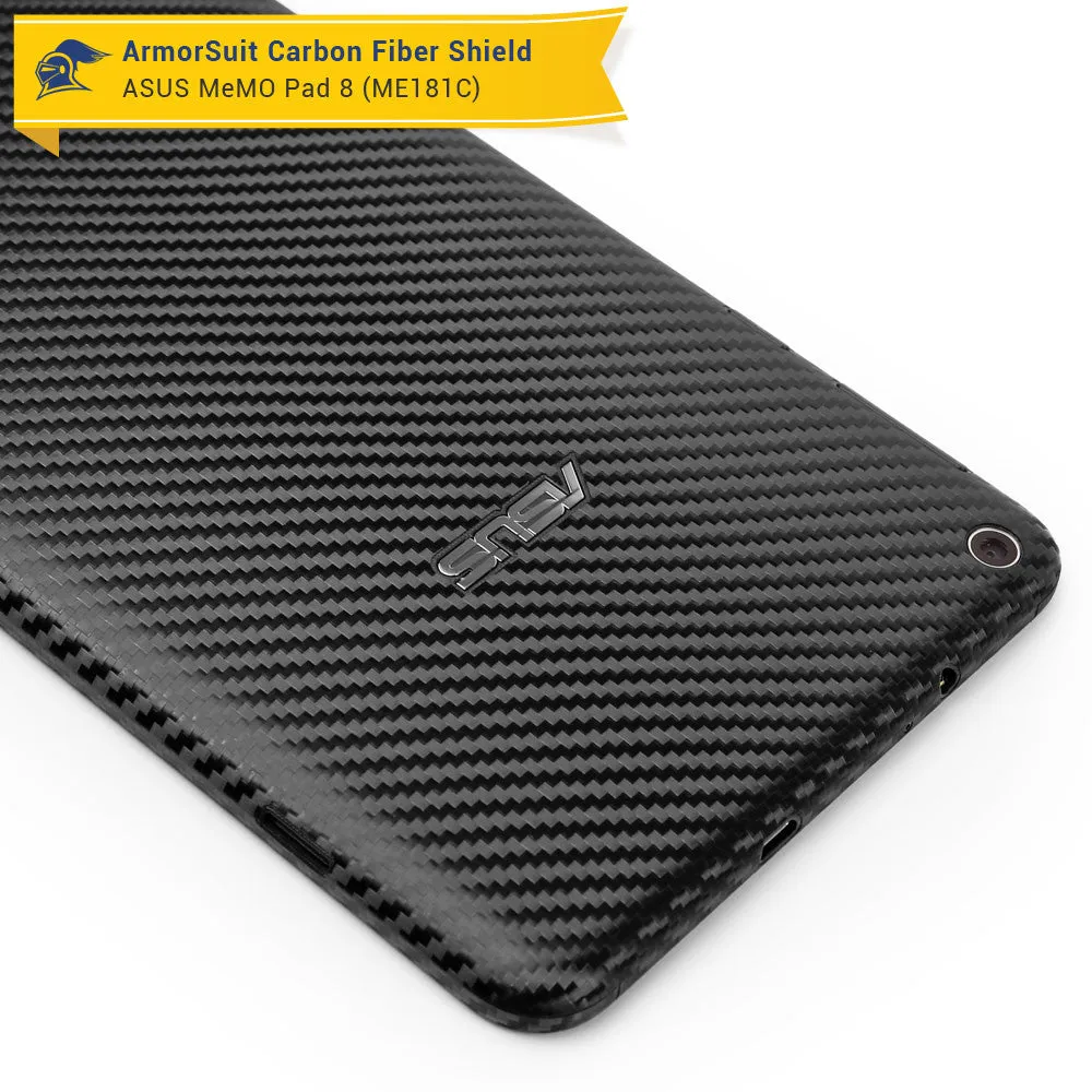 ASUS MeMO Pad 8 ME181C Screen Protector   Black Carbon Fiber Film Protector