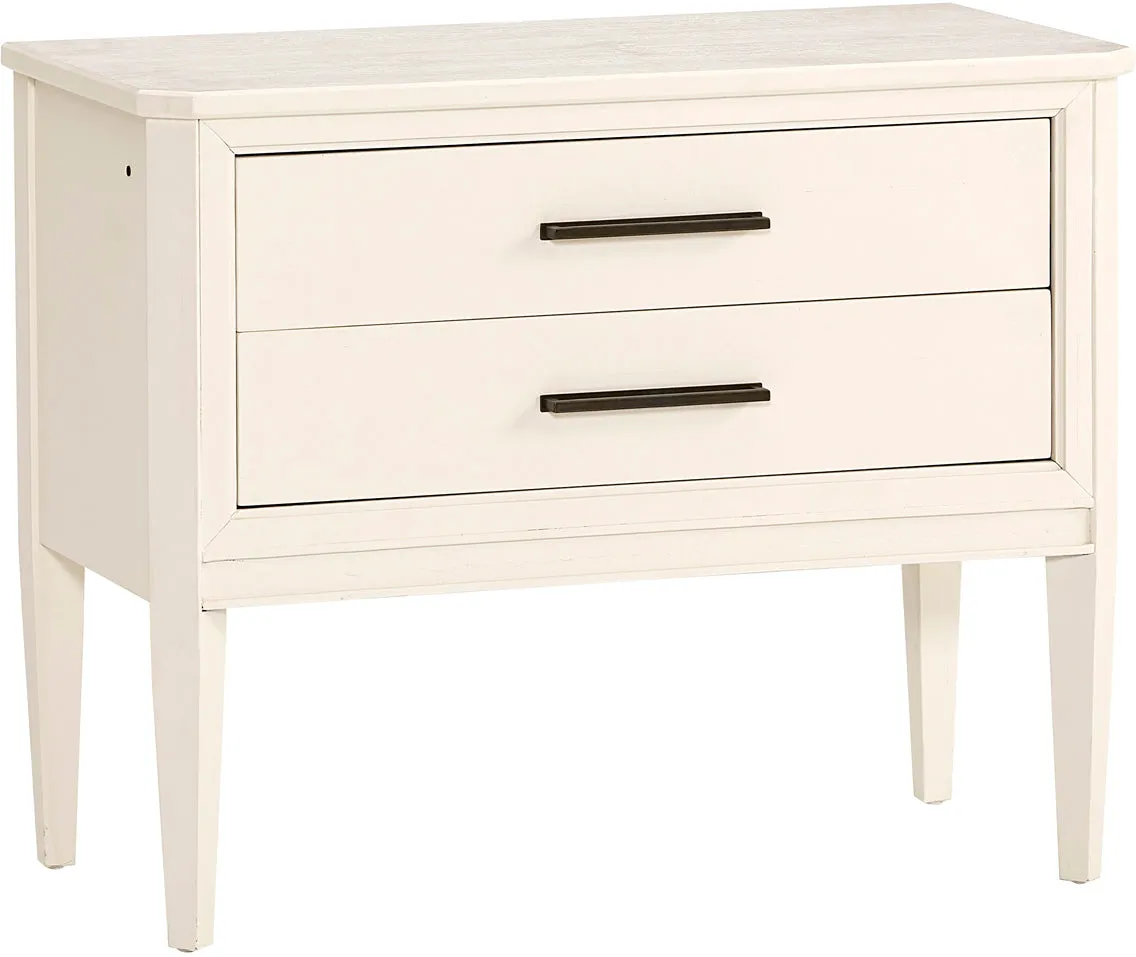 Camden White Liv 360 Nightstand