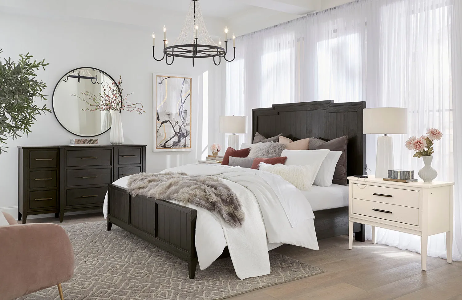 Camden White Liv 360 Nightstand