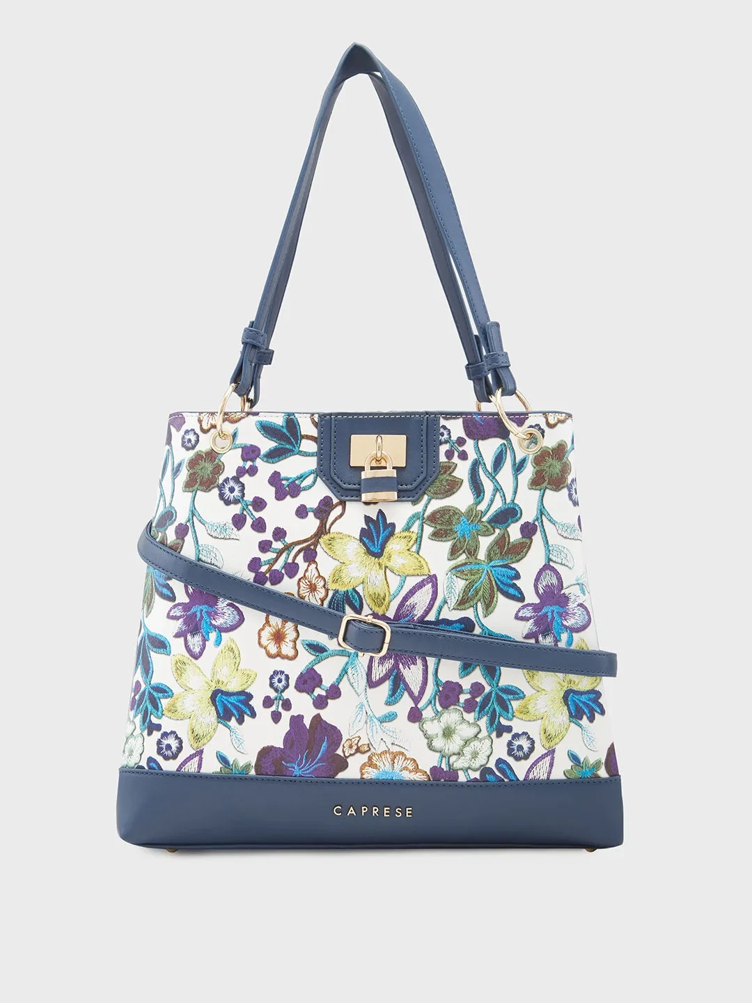 Caprese Wren Satchel Large Blue