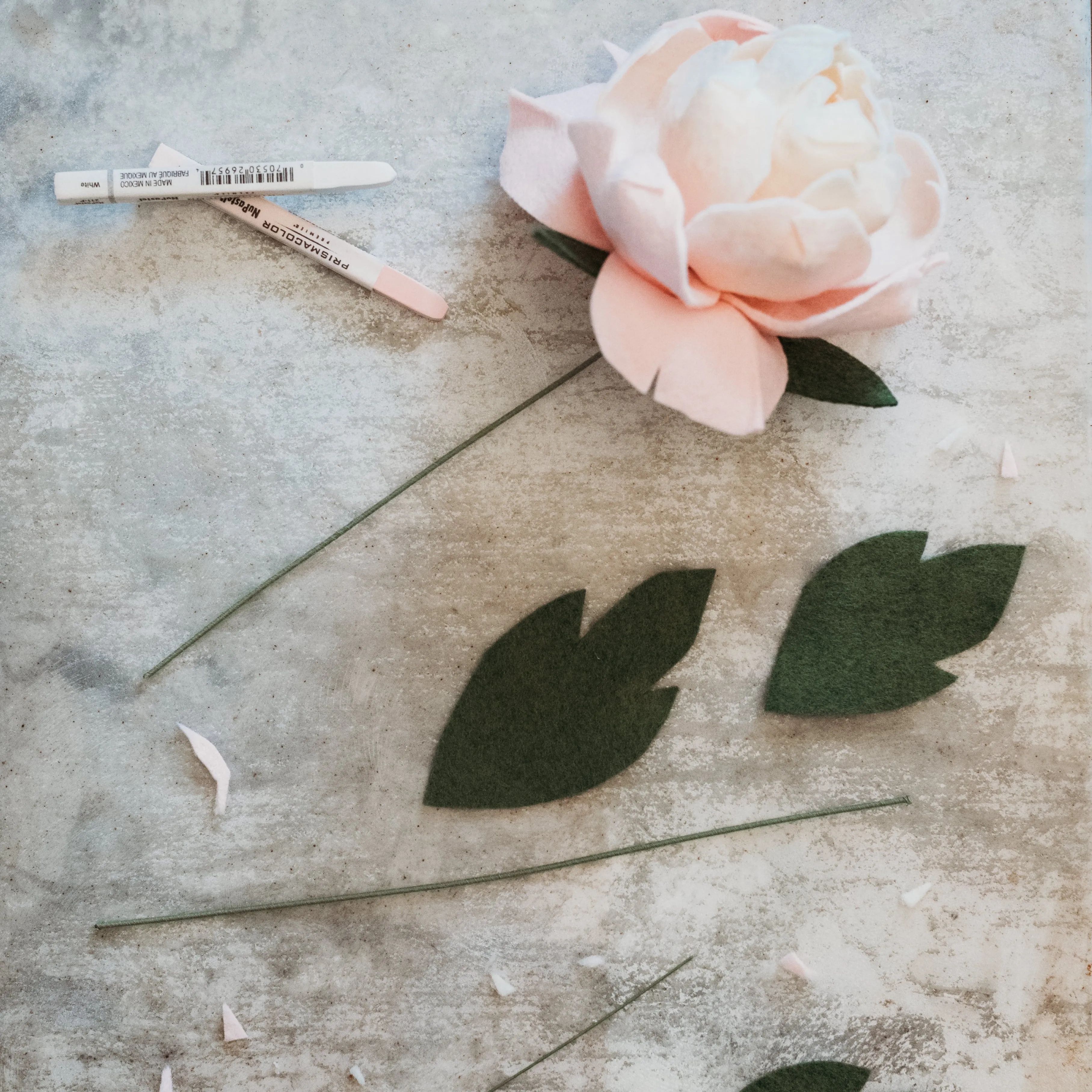 Charm Peony and Snapdragon bouquet, PDF Pattern