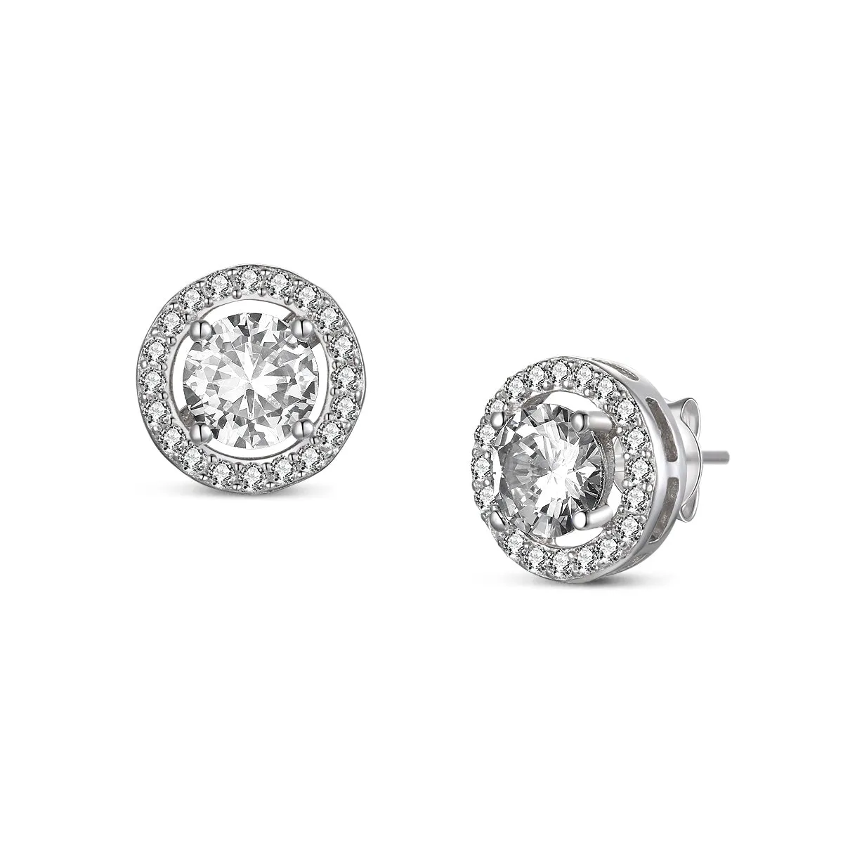 Clermont Halo Stud Earrings