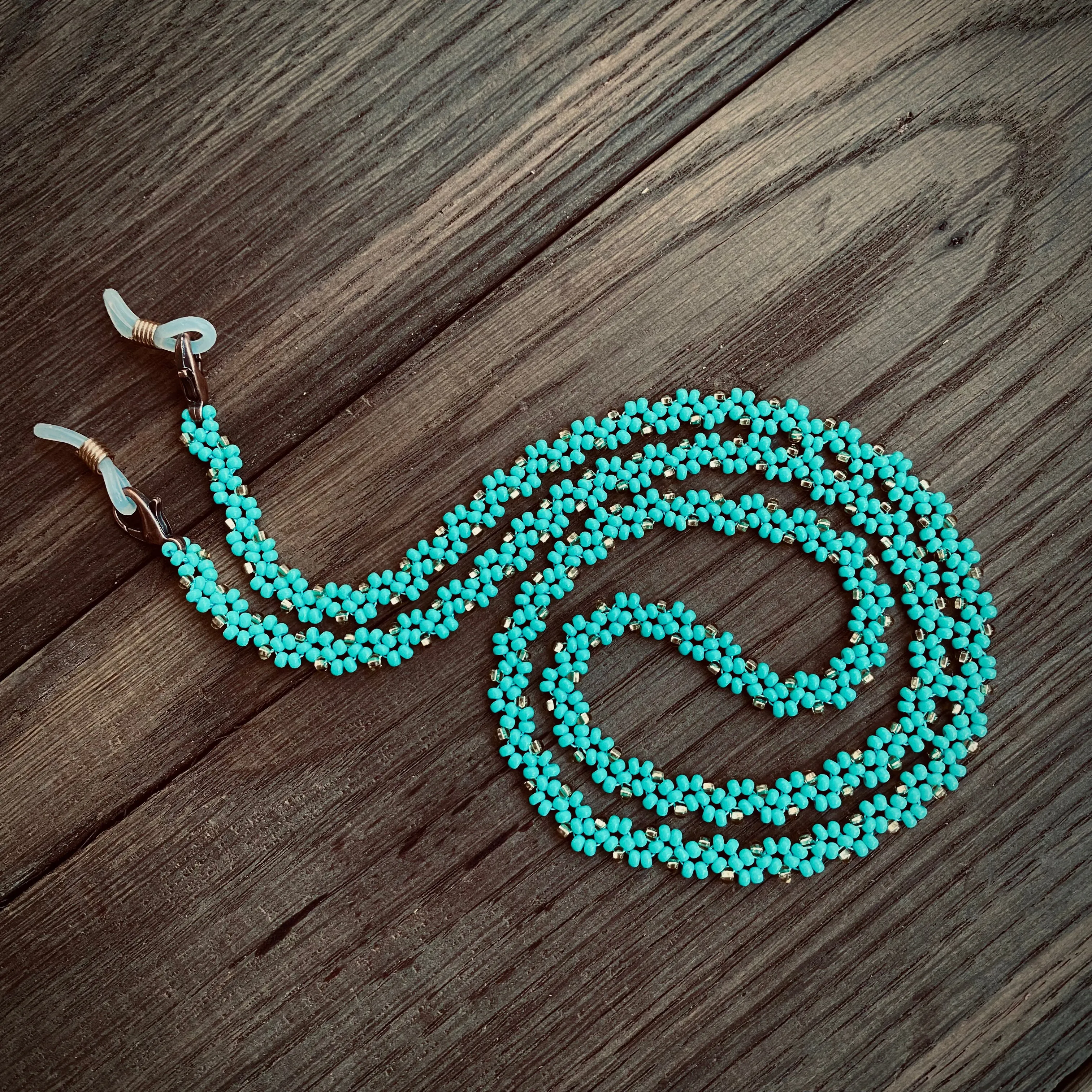 Handmade Dainty Boho Beaded Glasses Chain