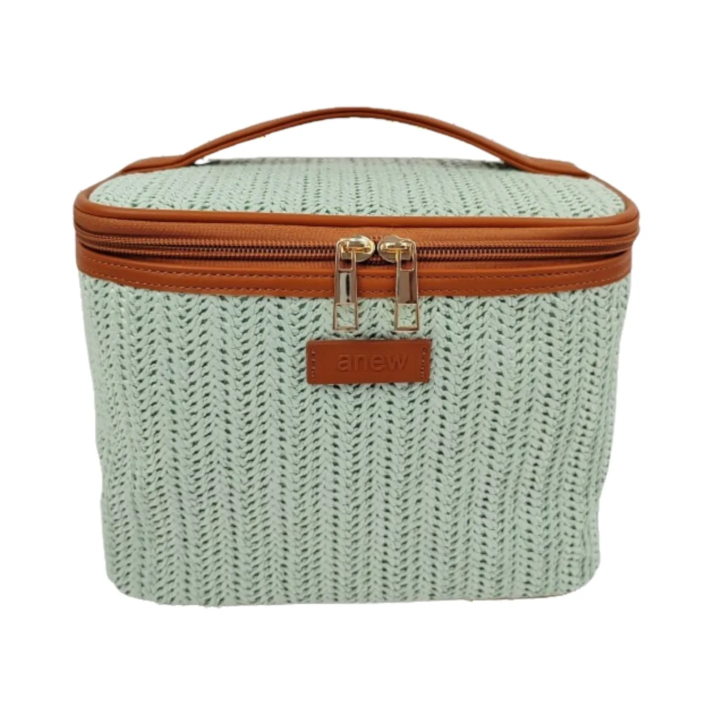 Herringbone Train Cosmetic Bag