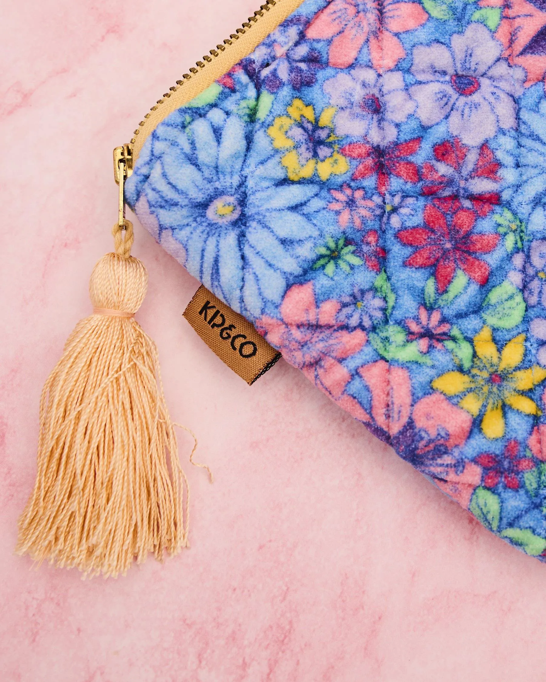 Kip & Co Velvet Cosmetic Purse - Bunch Of Fun