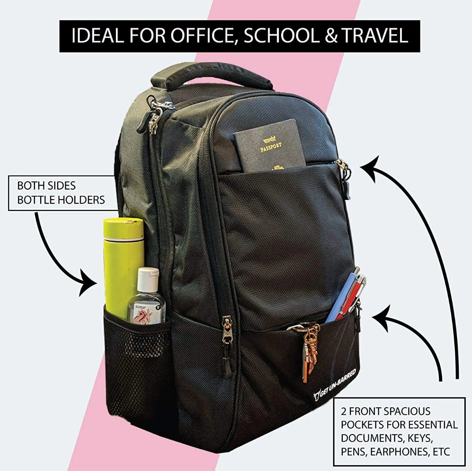Lexus 40Ltr Laptop Backpack Upto 15.6 Inches - Blue