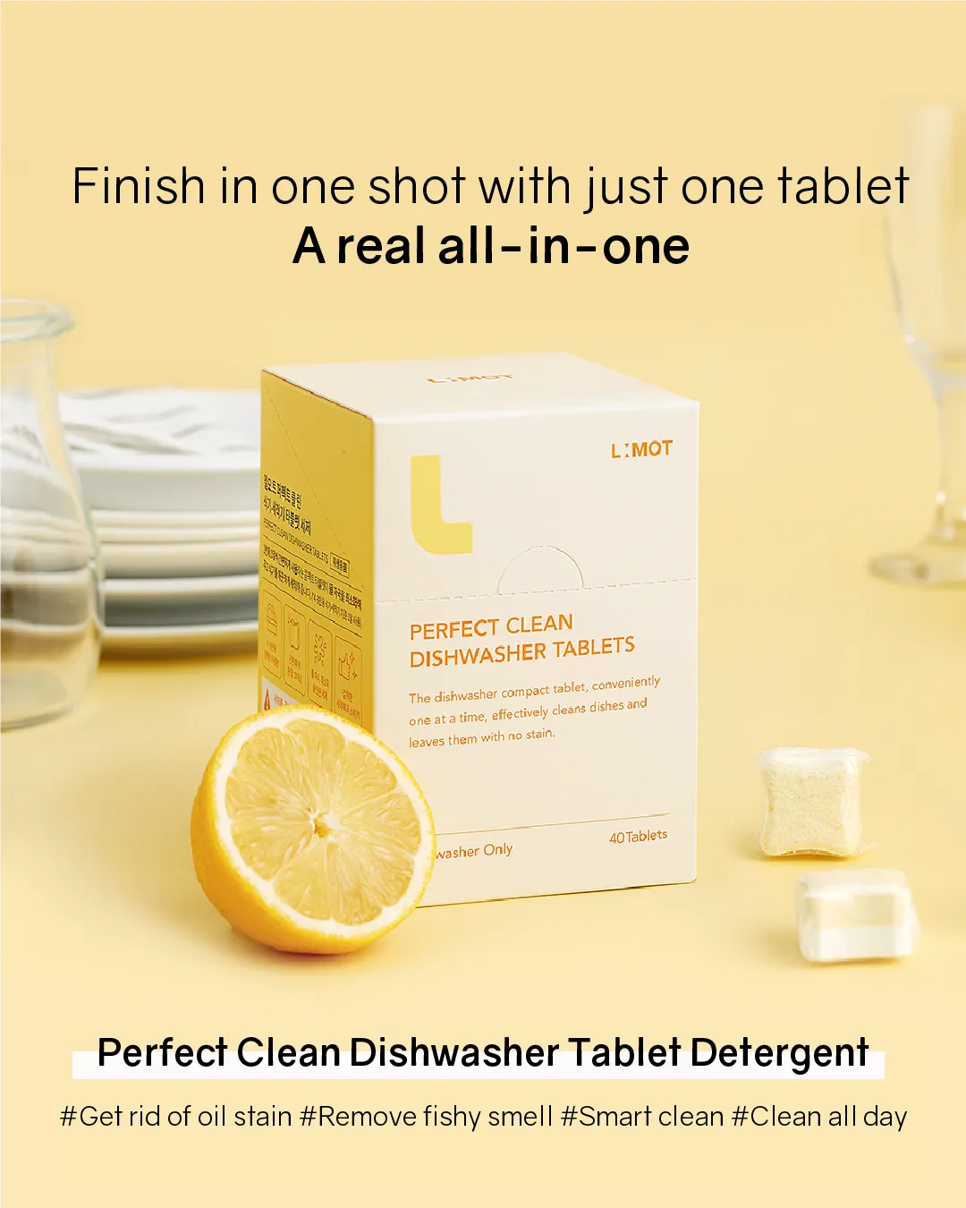 L:MOT Perfect Clean Dishwasher Tablets