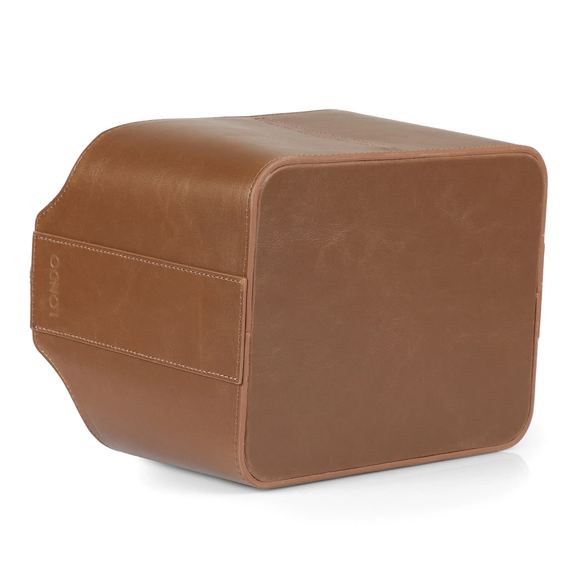 Londo Leather Remote Control Organizer and Caddy with Tablet Slot
