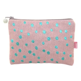 Lua - Cotton Canvas Purse with Colourful Dots 11 x 16cms - 3 Colour Options