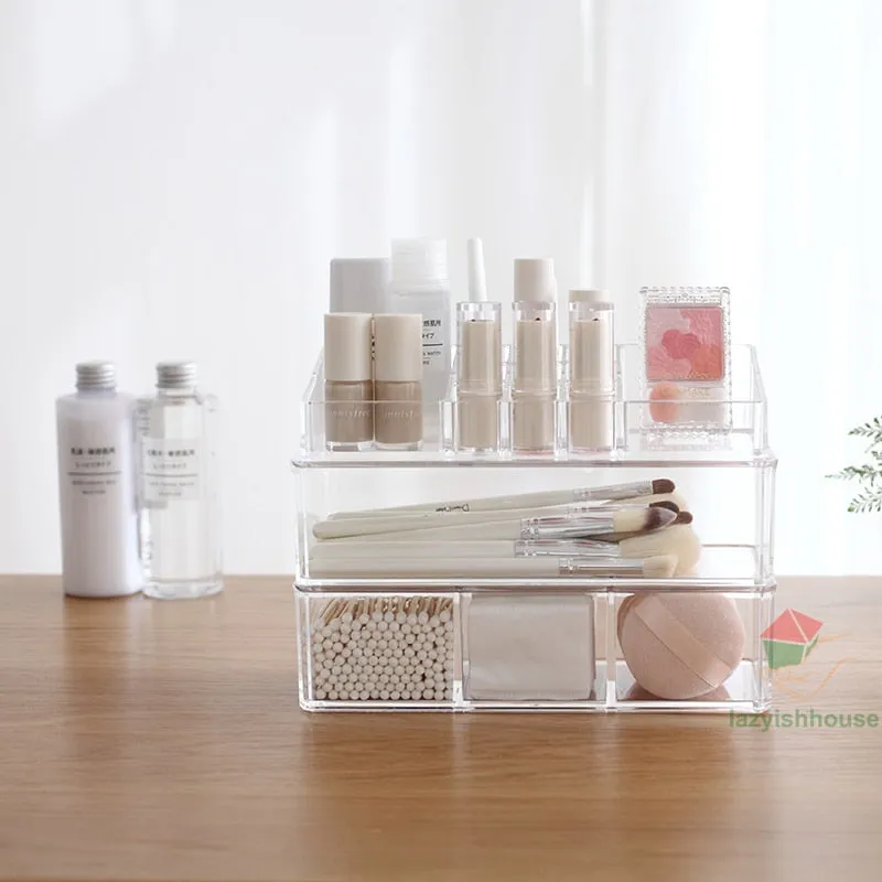 Makeup Box Organizer Organizations | Makeup Organizer Brush Holder - Storage Makeup