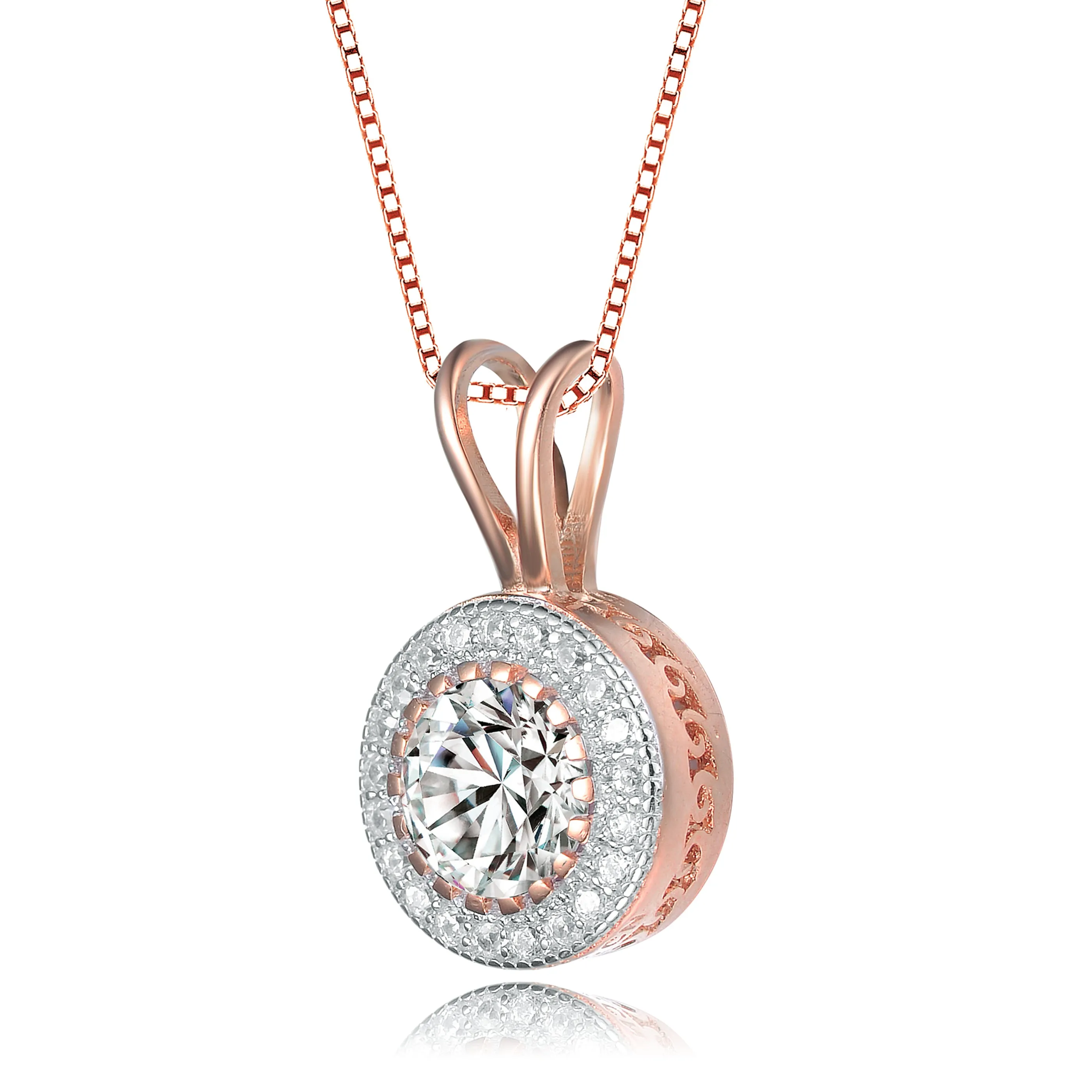 Marie Zirconia Round Necklace