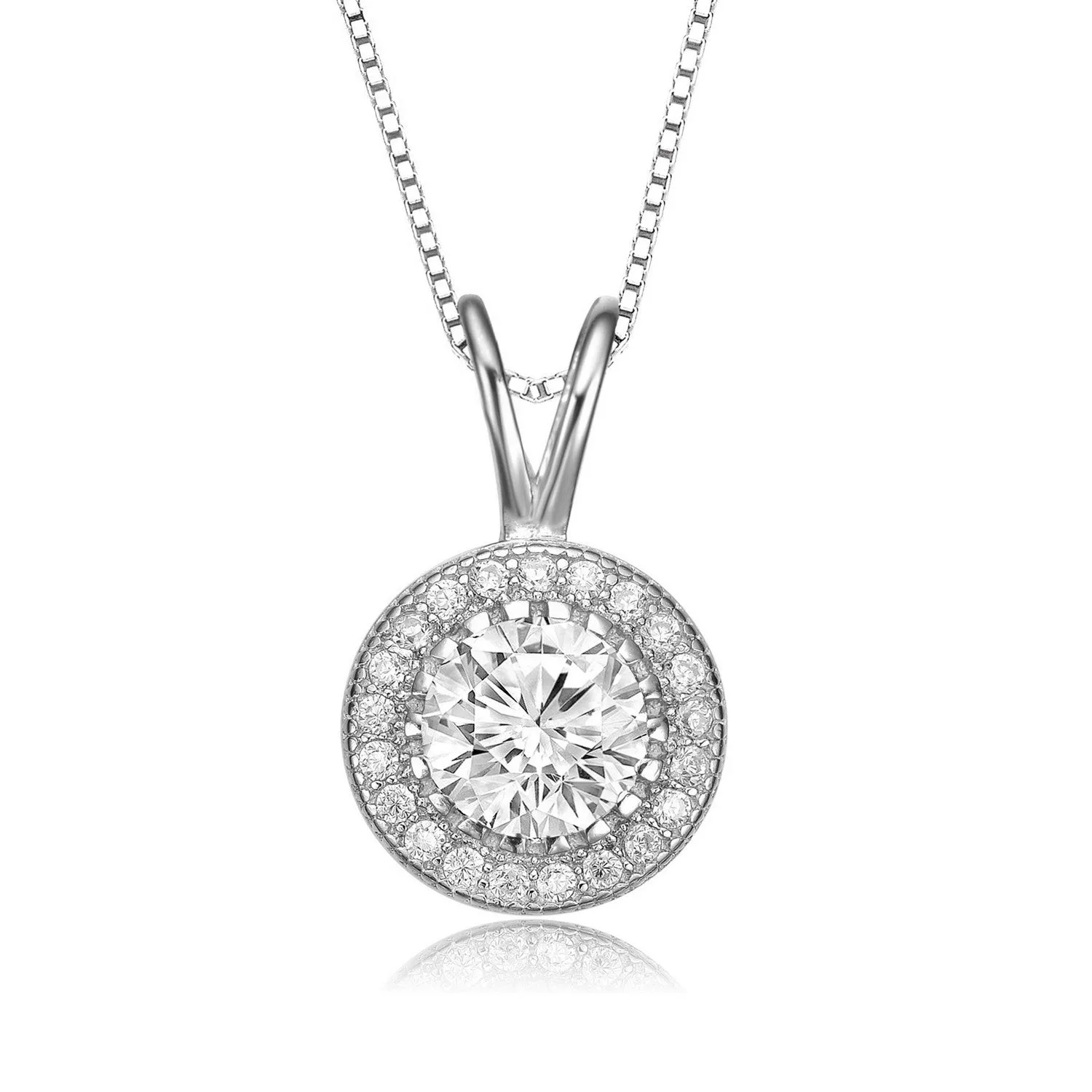 Marie Zirconia Round Necklace