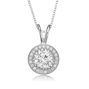 Marie Zirconia Round Necklace