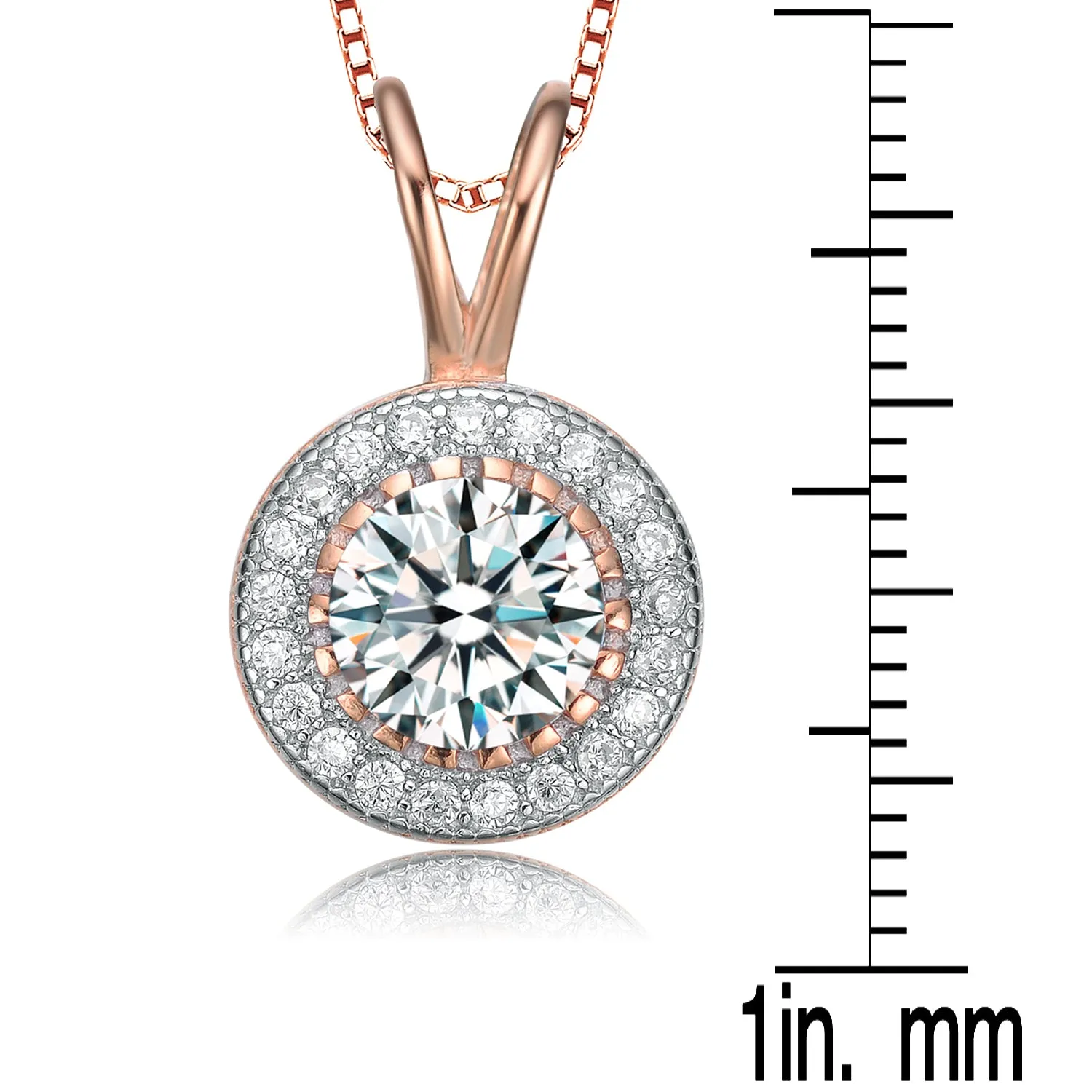 Marie Zirconia Round Necklace