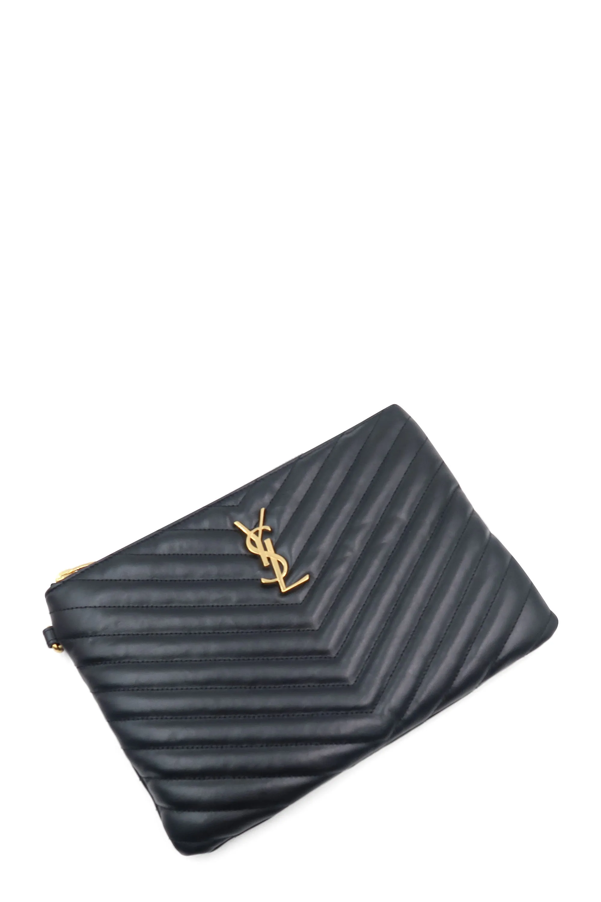 New Jolie Monogram Clutch Bag Nero