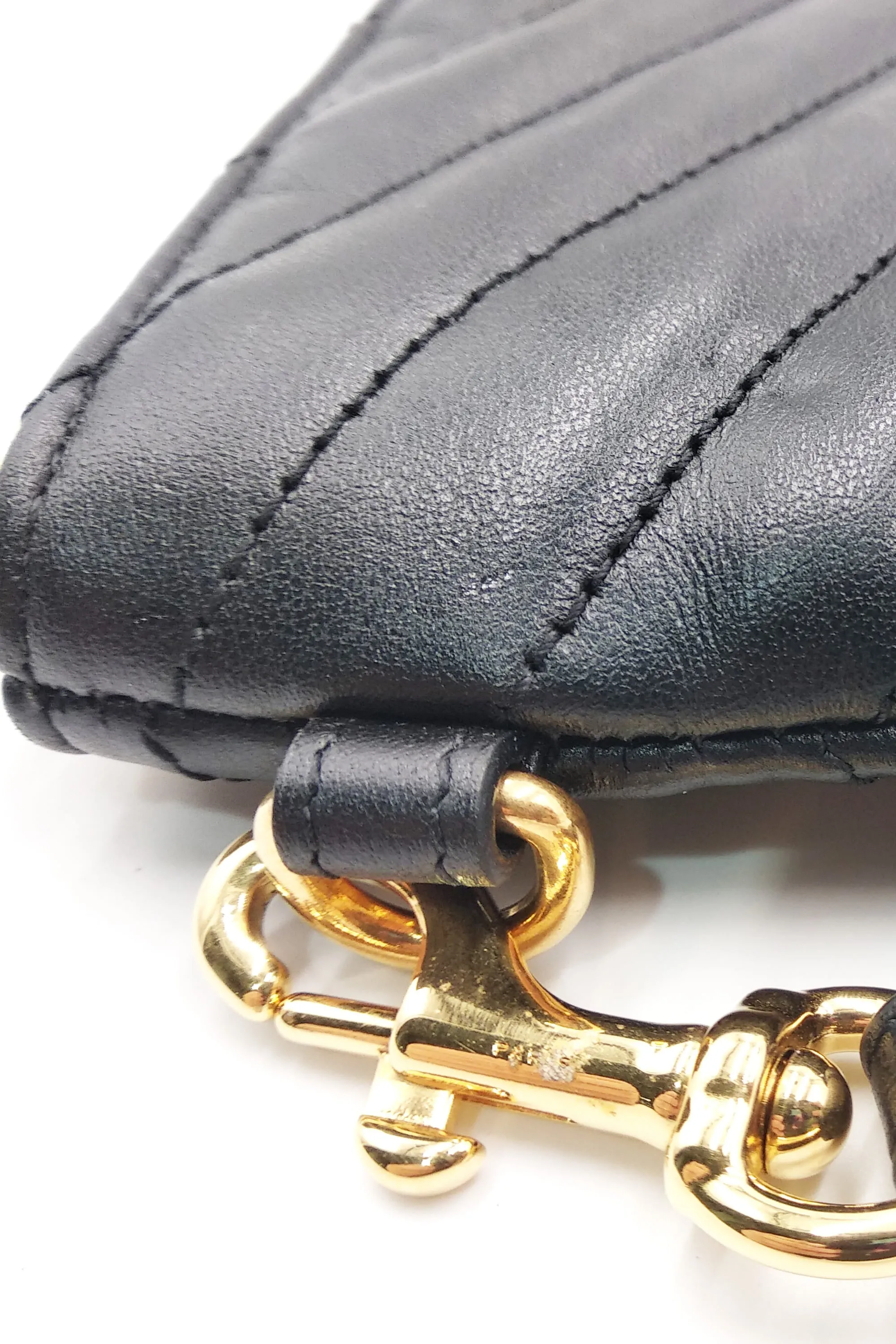 New Jolie Monogram Clutch Bag Nero