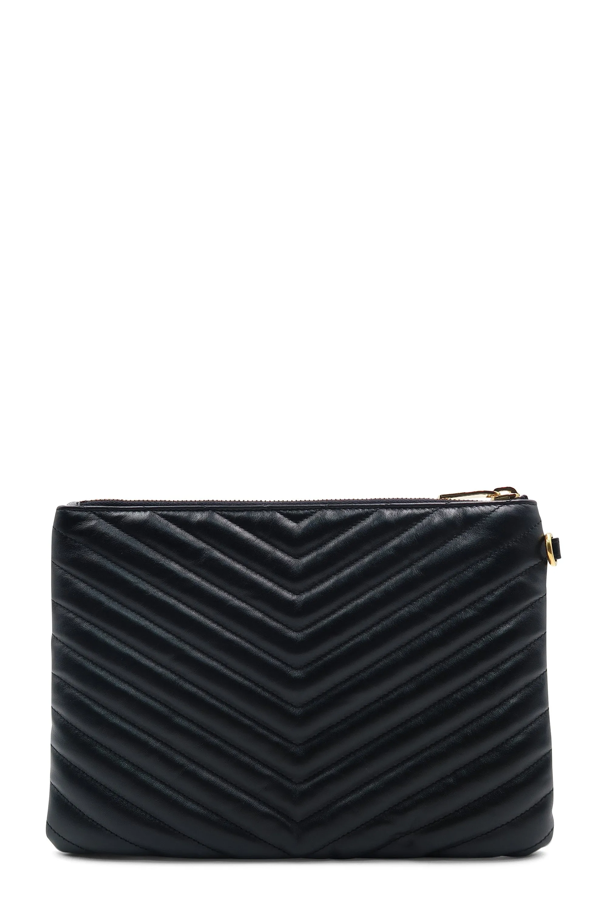 New Jolie Monogram Clutch Bag Nero
