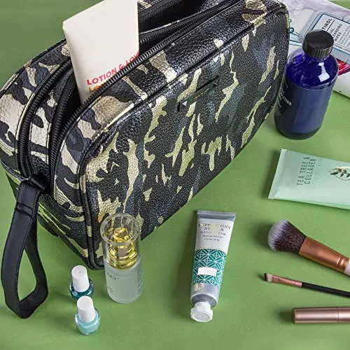 Nicole Miller Makeup Bag, Travel Toiletry Case, and Cosmetic Bag