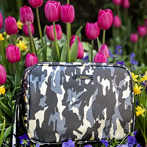 Nicole Miller Makeup Bag, Travel Toiletry Case, and Cosmetic Bag