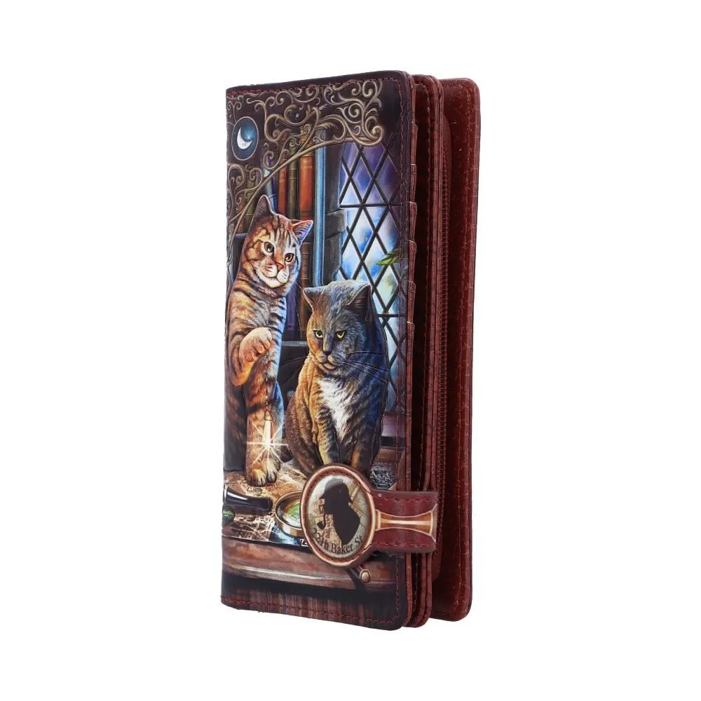 Purrlock Holmes by Lisa Parker,  Embossed Purse