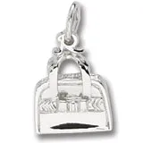 Purse Charm In 14K White Gold