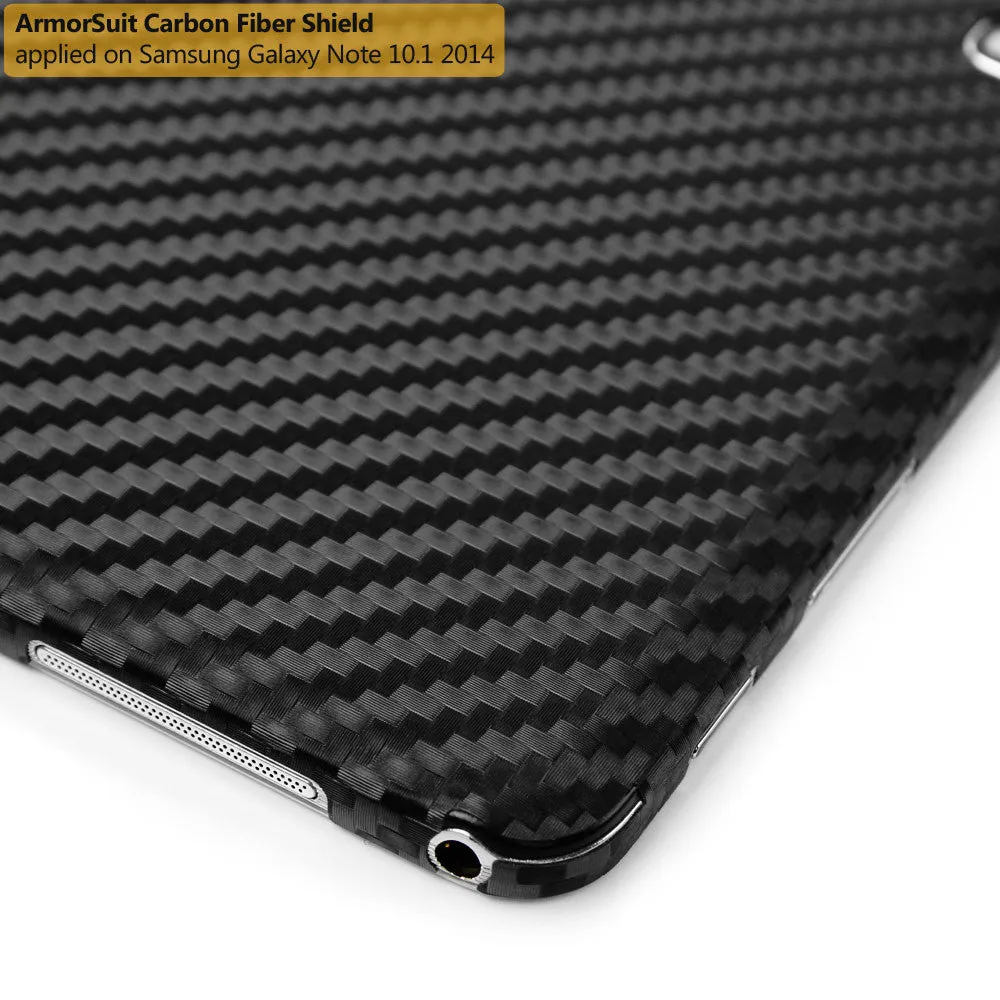 Samsung Galaxy Note 10.1 (2014 Edition) Screen Protector   Black Carbon Fiber Film Protector