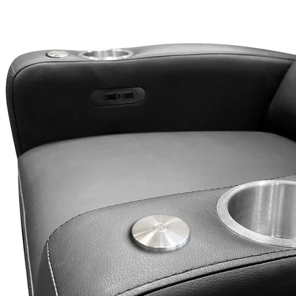 Stealth Power Plus Recliner with Miami Heat Team Commemorative Logo