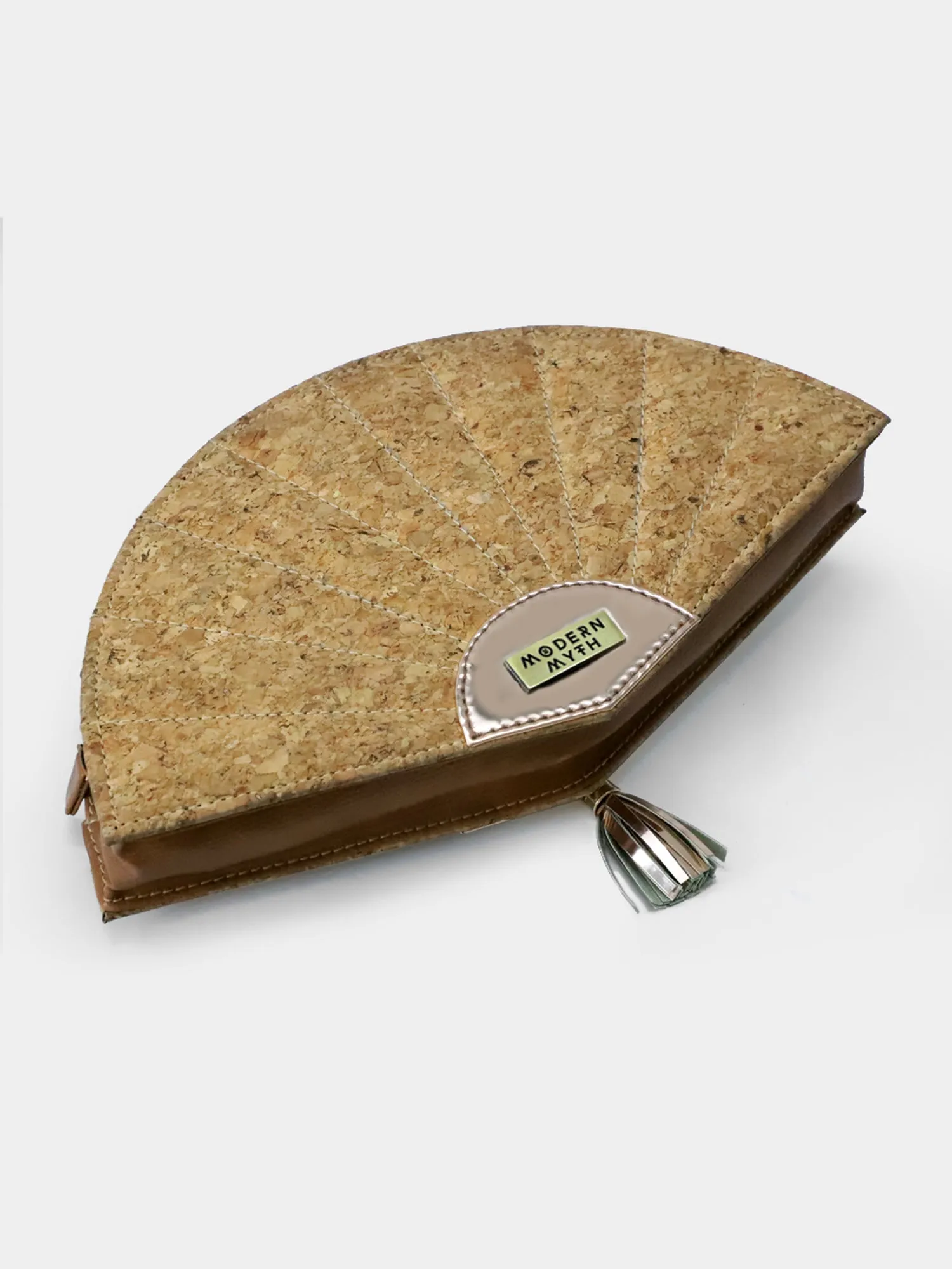Sustainable Cork & Rosegold Fan Bag | Modern Myth