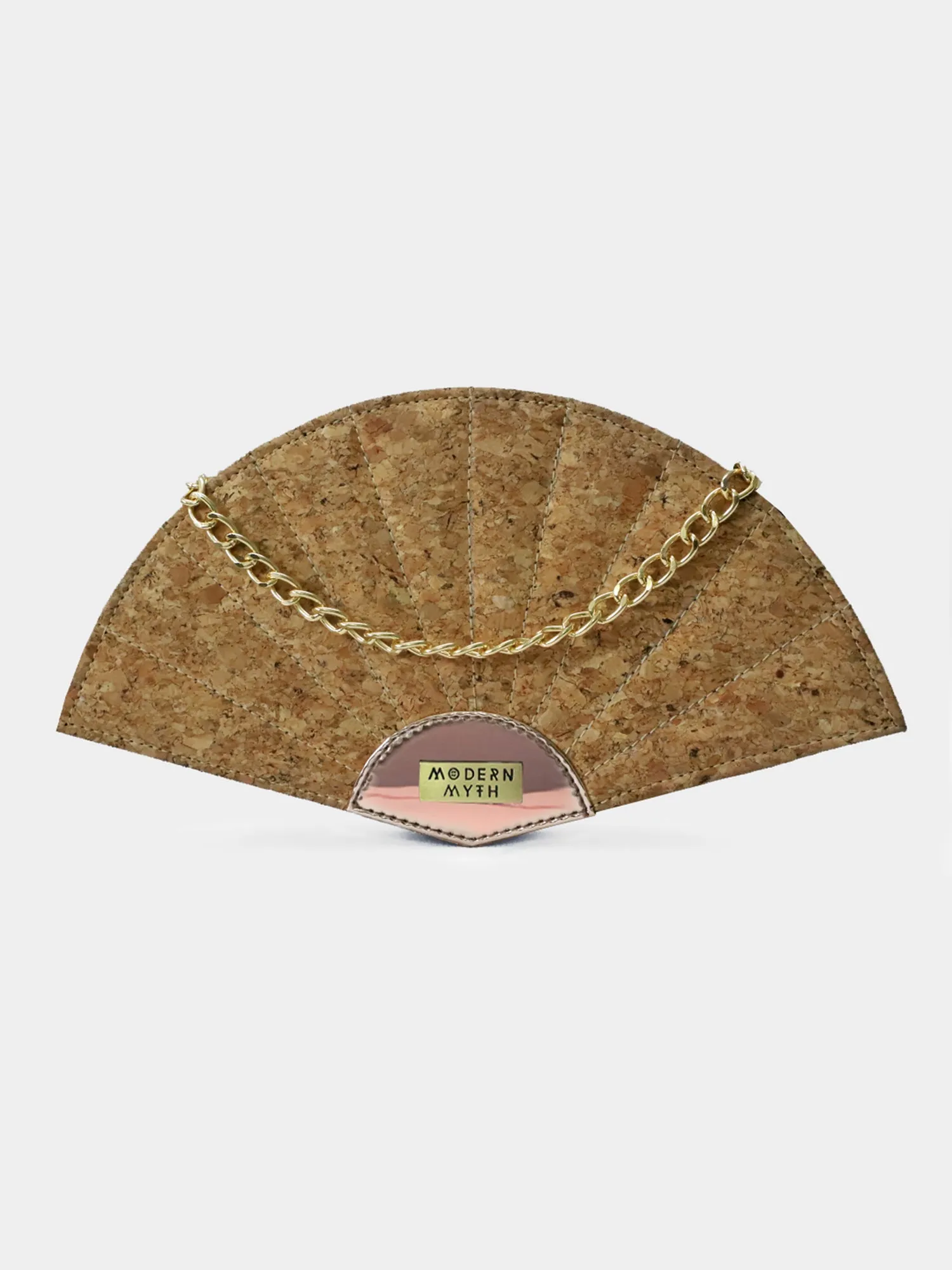 Sustainable Cork & Rosegold Fan Bag | Modern Myth
