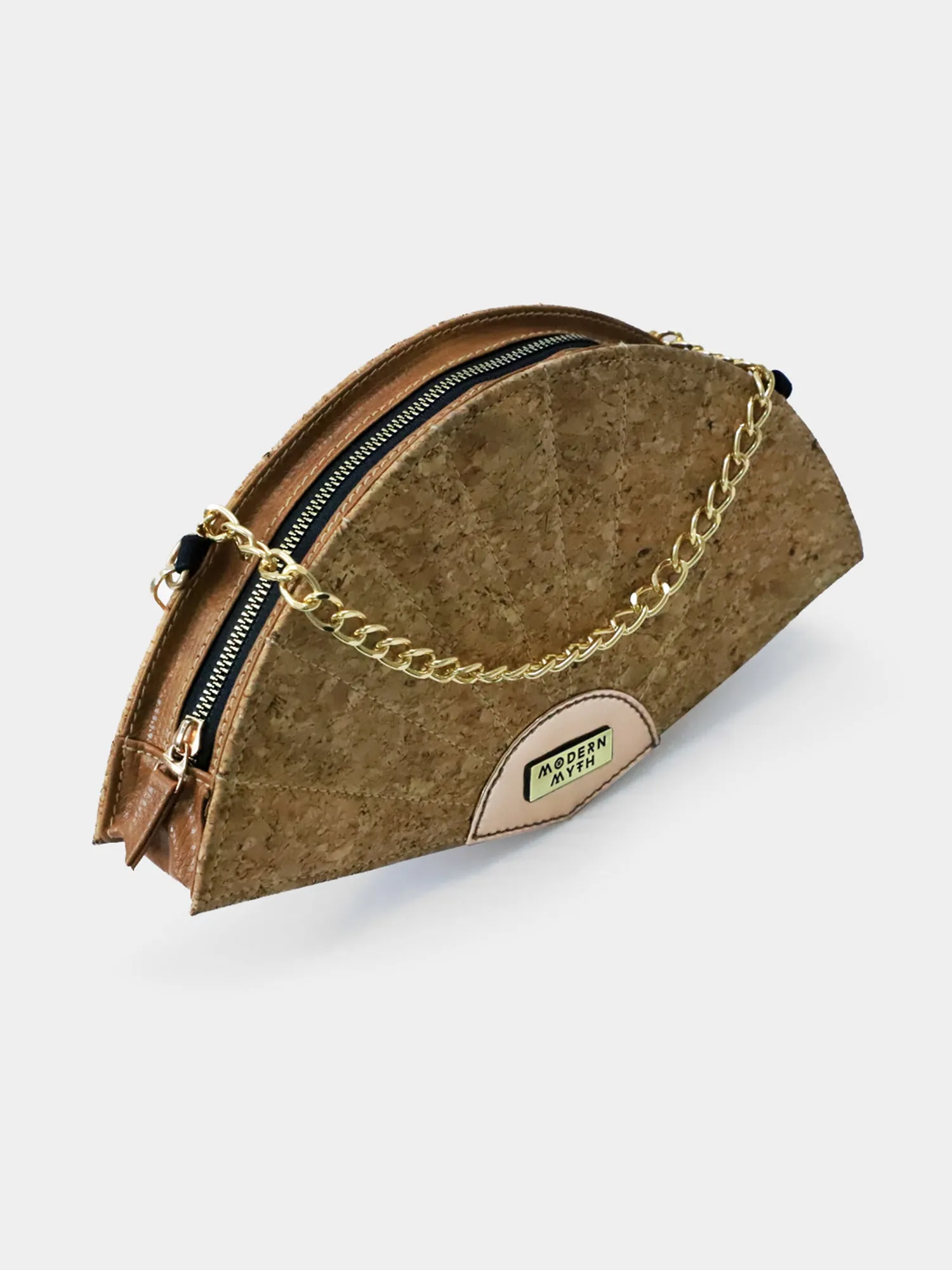 Sustainable Cork & Rosegold Fan Bag | Modern Myth