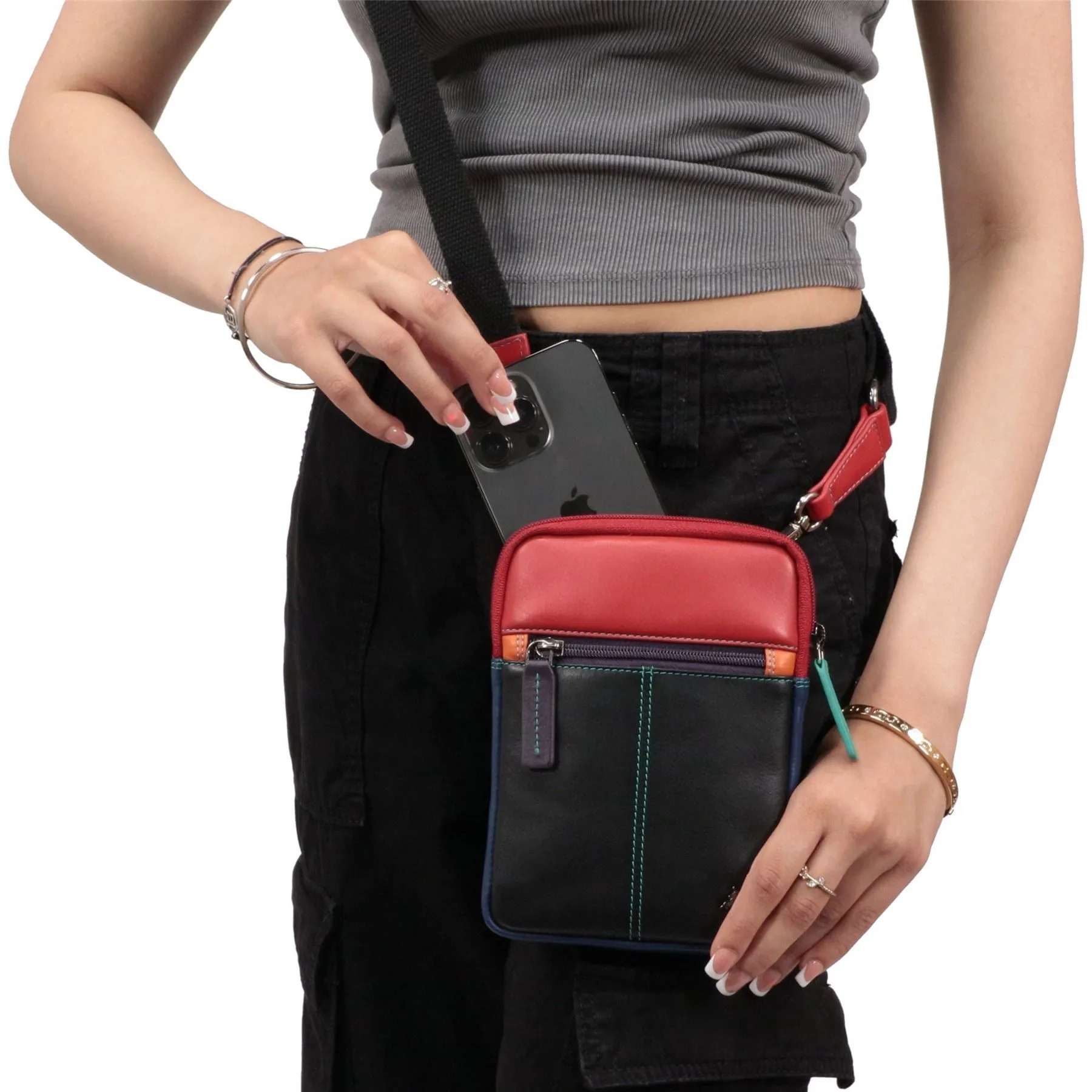 Visconti Leather Remi Small Belt / Shoulder / Cross Body Bag S10